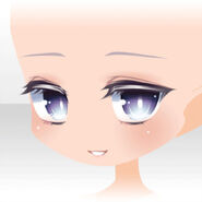 (Face) Krone Crystal Smiling Face ver.A purple