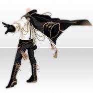 (Tops) Symphony Military Back Style ver.A black