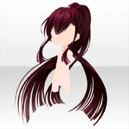 (Hairstyle) Ayakashi Harlot Tied Up Hair ver.A red