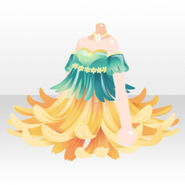 (Tops) Flower Garden Flower Fairy One-Piece ver.A yellow (40 Plays)