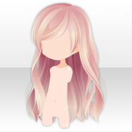 (Hairstyle) Brilliant Airy Long Hair ver.A pink