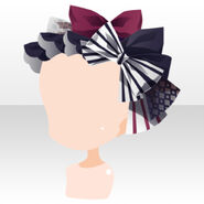(Head Accessories) Profuse Blooming Girl's Decorative Hood ver.A black