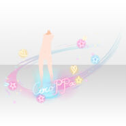 (Avatar Decor) SF Lady Scooter Neon Effect ver.A pink