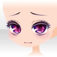 (Face) Lost Girl Troubled Face ver.A purple