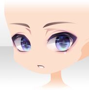 (Face) Missing Digital Eyes Staring Face ver.A blue