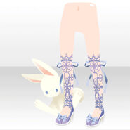 (Shoes) Moonlight Shoes and Rabbit ver.A blue