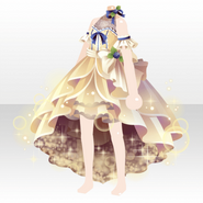 (Tops) Collier de perles Cocktail Dress ver.A gold