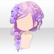 (Hairstyle) Hydrangea Braided Hair ver.A purple