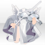 (Outerwear) Holding Violin Wing Coat ver.A white