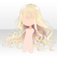 (Hairstyle) Floracion Princess Wavy Hair ver.A yellow