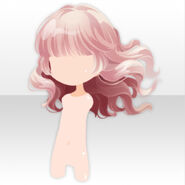 (Hairstyle) Happy Makeup Girls Long Hair ver.A pink