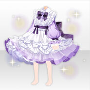 (Tops) Wonderland Frill Maid Dress ver.A purple