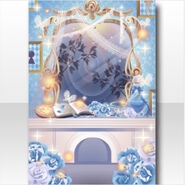 (Wallpaper / Profile) Room of Alice in Wonderland Wallpaper ver.A blue