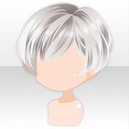 (Hairstyle) Animale Mash Short Hair ver.A white