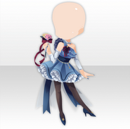 (Tops) Elisa Party Dress Style ver.A blue