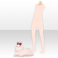 (Body Accessories) Maltese in Dressing-up Room ver.A white