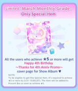 (Monthly Grade) Monthly Grade March 2018 - Special Item