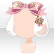 (Head Accessories) Alice Rabbit Ear Muffs ver.A pink