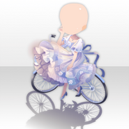 (Tops) Emotional Summer Sways in the Wind Style ver.A white