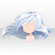 (Hairstyle) Ice Crystal Nocturne Long Hair ver.A blue