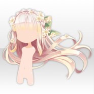 (Hairstyle) Melody of Daisy ♪ Straight Long Hair ver.A cream