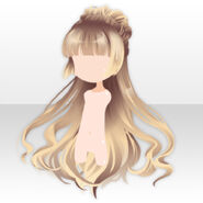 (Hairstyle) Place of Beauties Long Hair ver.A yellow