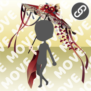 (Item Pack) Camellia Umbrella of Gods Fly in the Sky ver.A red