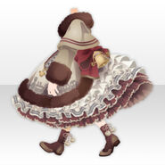 (Tops) Journey Girl Frilled Dress Style ver.A brown