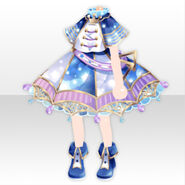 (Tops) Rainy Umbrella Dress Style ver.A blue