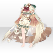 (Tops) Angelic Magical Feather Dress ver.A brown