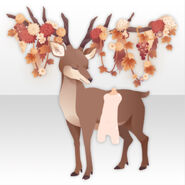 (Outerwear) Animale Flowered Deer ver.A brown