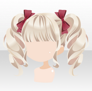 (Hairstyle) Sweets♡Valentine Twin Drill Hair ver.A gold