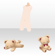 (Shoes) Autumn Lovely Bear Relaxing Together ver.A brown