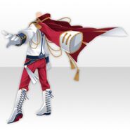 (Tops) Symphony Military Back Style ver.A red