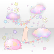 (Avatar Decor) Glittering Night Dress Party with Sheep ver.A pink