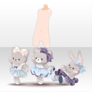 (Body Accessories) Peluche Animal Ballerina ver.A blue