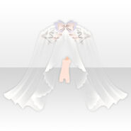 (Body Accessories) Snowflake Frilly Canopy ver.A white