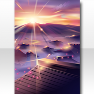 (Wallpaper/Profile) Shining Sunrise Heavenly Sky Wallpaper ver.A red