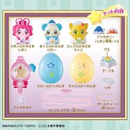 Kirakira Happy Hirake Cocotama doll set (contents)