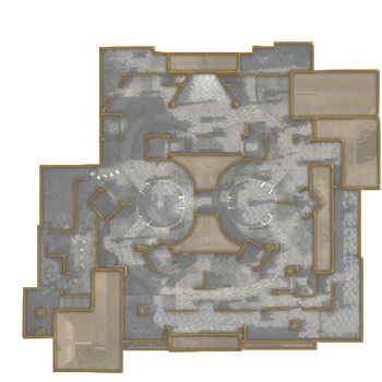 Minimapa de Courtyard WaW