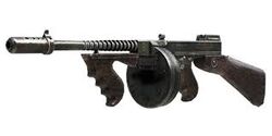 La Thompson mejorada aparece en Mob of the dead.jpg