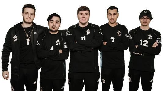 Enigma6's Roster at CWL PLQ 2019 LtR: General, Kade, KiSMET, Diabolic and Frosty.