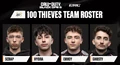 100 Thieves, EWC 2025, Left to Right: Scrap, HyDra, Envoy, Ghosty