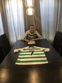 QwiKeR after being signed by Celtic FC