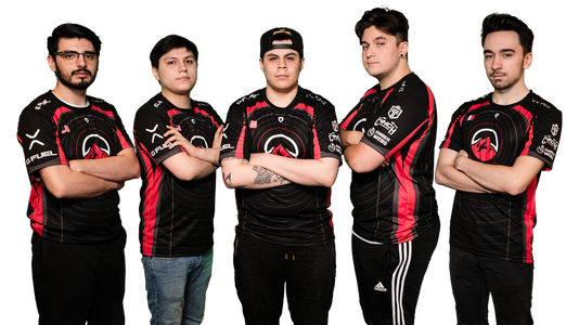 Elevate's Roster at CWL Pro League 2019 LtR: MRuiz, Skyz, ProFeeZy, Wailers and Breszy.