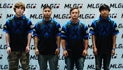 Roster for the MLG Orlando Open 2016 and the 2016 NA CWL Championship Qualifier LtR: Believe, InFamous, Nova, and HumanJesus.