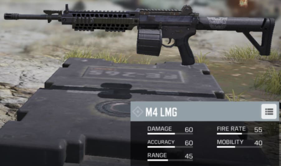 CLASSE DE M4LMG COM O NOVO CARREGADOR - CALL OF DUTY MOBILE TEMPORADA 2 