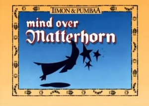 Mind over Matterhorn