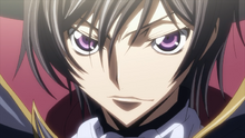 Lelouch reveals his identity of Zero to the core members of the Black Knights.