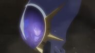 Lelouch's reflection in Zero mask's glass